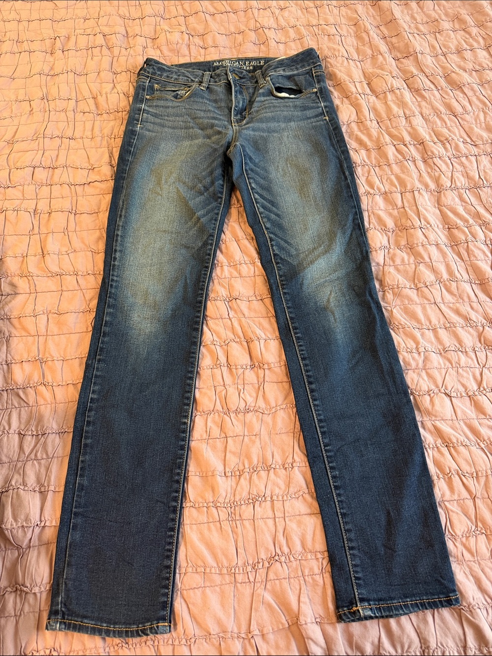 American Eagle Outfitters Women's Medium Blue Skinny Jeans
